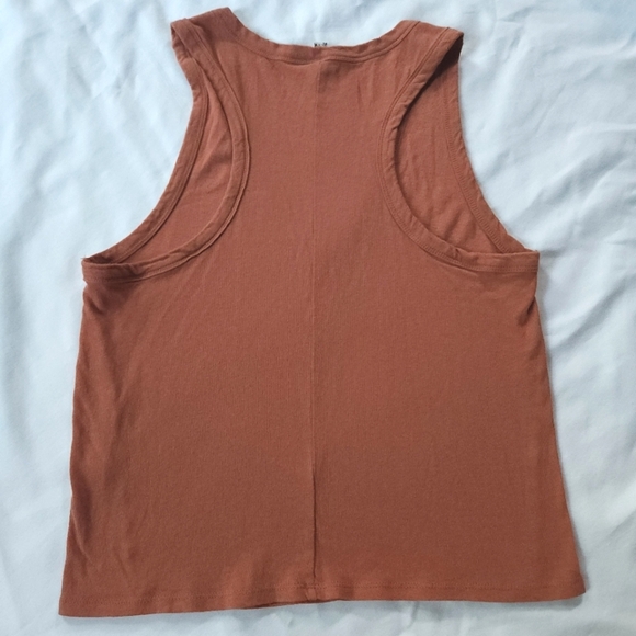 Free People Hailey Baby Tank Top Size XL Coral - Picture 4 of 5